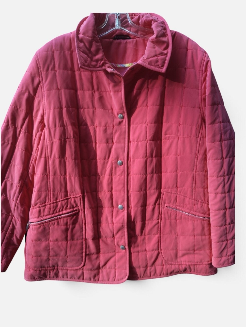 Quilted Pink Women's Jacket - Stylish Lightweight Coat